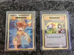 Pokemon Trainer Lot 7 CARD Full Art SIR - Delinquent Dawn Misty PC Lady + More! - Image 3