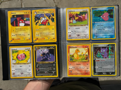 Vintage Pokemon Cards W Binder Lp-Md Cards Pikachu Espeon + - Image 3