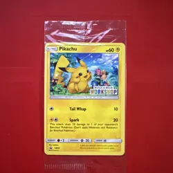 Build a Bear Pokemon Card Pikachu SM86 Promo Trading Card TCG SEALED NEW RARE NM - Image 1