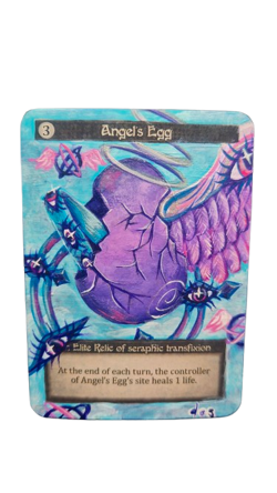 Altered Sorcery: Contested Realm "Angel's Egg" Card by Desdymona Fiery Egg - Image 1