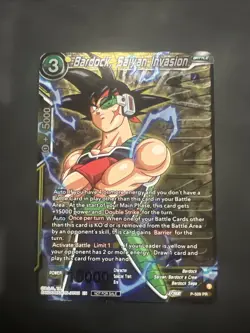 Bardock, Saiyan Invasion Winner Promo Dragon Ball Super Game Foil Card - Image 1
