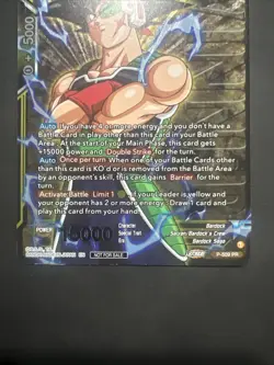 Bardock, Saiyan Invasion Winner Promo Dragon Ball Super Game Foil Card - Image 2