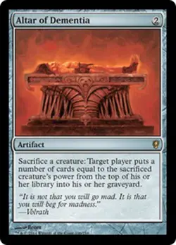 MTG ALTAR OF DEMENTIA EXC - ALTARE DELLA DEMENZA - CNS - MAGIC - Image 1
