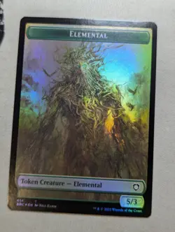 Token - Elemental & Powerstone - MTG - BRC 014 & BRO 007/012 - FOIL - Image 1