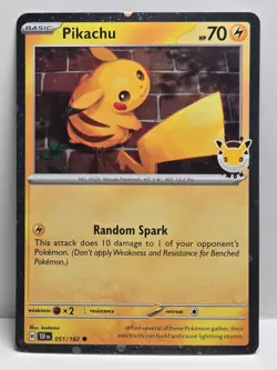 Pikachu (Pokemon Day 2026) 051/162 Cosmos Holo - NM - US Seller - Image 1