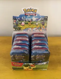 Pokemon TCG Ascended Heroes MINI TIN Open DISPLAY BOX Factory Sealed 10x Tins - Image 1