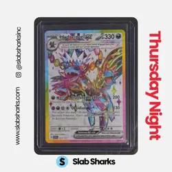 2024 POKEMON SURGING SPARKS #223/191 HYDREIGON EX FULL ART ULTRA RARE - Image 1