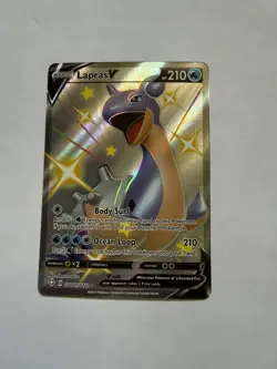 Pokemon Lapras V Shiny Holo Rare Shining Fates: Shiny Vault SV110/SV122 NM - Image 1