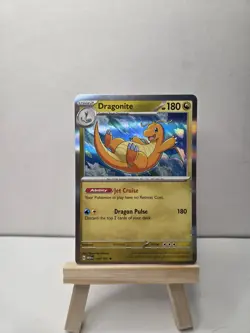 DRAGONITE 149/165 SCARLET AND VIOLET 151 POKEMON TCG Holo - Image 1