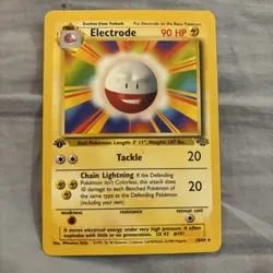 Electrode 18/64 Jungle 1st Ed Non Holo Rare 1999 Pokemon Card - Image 1