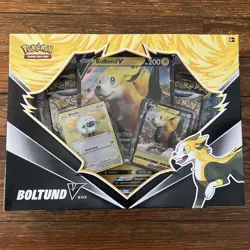 Pokemon TCG Boltund V Box Collection Factory Sealed New Sword & Shield Promo - Image 1