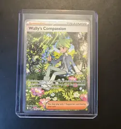 Pokemon TCG Wally's Compassion 186/132~Special Illustration Rare~2 Gold Stars - Image 1
