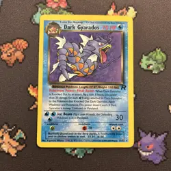 Dark Gyarados 25/82 PL -Vintage Rare Pokemon Card- Team Rocket (8q) - Image 1