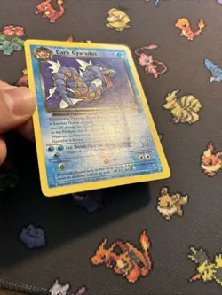 Dark Gyarados 25/82 PL -Vintage Rare Pokemon Card- Team Rocket (8q) - Image 3