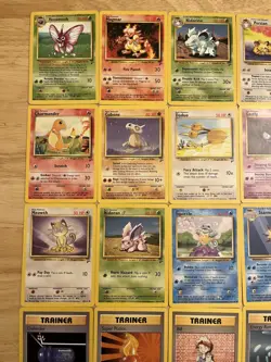 Pokemon TCG 32 Card Lot: Base Set 2 WotC, Rare/Uncommon/Common LP (P43) - Image 2