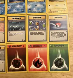 Pokemon TCG 32 Card Lot: Base Set 2 WotC, Rare/Uncommon/Common LP (P43) - Image 5