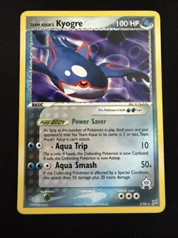 Team Aqua's Kyogre - 3/95 - Pokemon Team Magma vs. Aqua - Non Holo - LP - Image 1