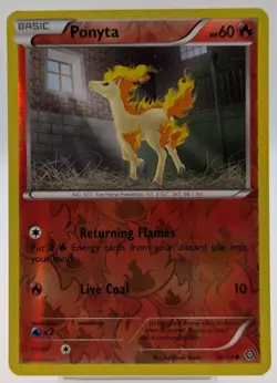 Ponyta 16/114 Reverse Holo XY Steam Siege Pokemon TCG - Image 1
