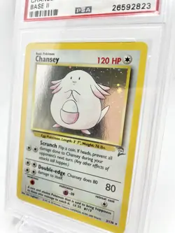 2000 Pokemon TCG CHANSEY Base Set 2 3/130 Unlimited Holo Rare - Image 3