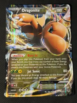Dragonite EX 74/11 Pokemon Oversized Jumbo - Image 1