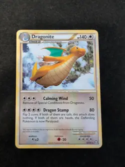 Dragonite HS-Triumphant 18/102 Non Holo Rare Pokemon TCG - Image 1