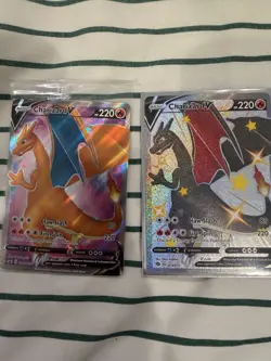 Pokemon TCG Near Comp Champions Path Master Set; Charizard V and Charizard Promo - Image 1