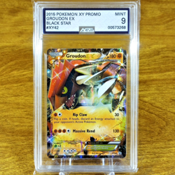 Pokemon XY Black Star Promo Groudon EX XY42 AGS Mint 9 Holo 2015 - Image 1