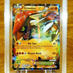 Pokemon XY Black Star Promo Groudon EX XY42 AGS Mint 9 Holo 2015 - Image 2