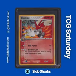 2006 POKEMON POP SERIES 1 #1/17 BLAZIKEN HOLO RARE - Image 1