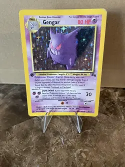 Pokemon Gengar 5/62 1st Edition Holo Fossil Rare! - Image 1