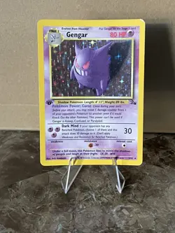 Pokemon Gengar 5/62 1st Edition Holo Fossil Rare! - Image 2