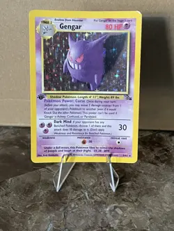Pokemon Gengar 5/62 1st Edition Holo Fossil Rare! - Image 3