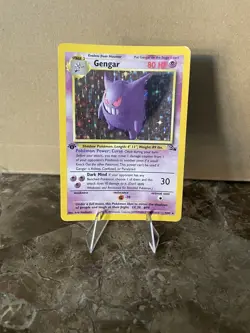 Pokemon Gengar 5/62 1st Edition Holo Fossil Rare! - Image 5