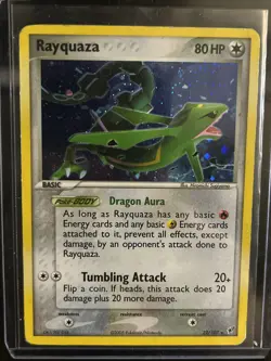 Pokemon TCG Rayquaza EX Deoxys 22/107 Holo Holo Rare - Image 1