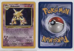Alakazam Holo Pokemon Base Set #1 1999 - Image 3