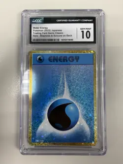 2023 Pokemon Japanese Classic Blastoise & Suicune Ex Deck Water Cgc 10 Gem Mint - Image 1