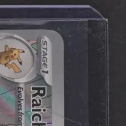 2023 POKEMON SCARLET & VIOLET PALDEA EVOLVED #211/193 RAICHU ILLUSTRATION RARE - Image 5