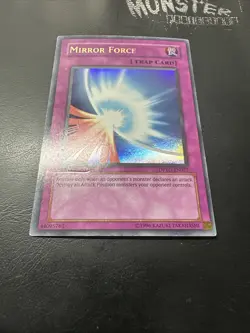 YUGIOH MIRROR FORCE ULTRA RARE DPYG-EN027 1ST EDITION PLAYED - Image 2