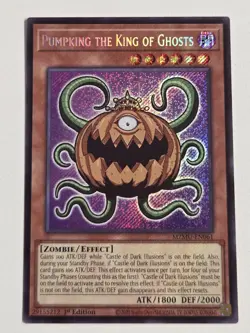 Pumpking the King of Grave Ghosts MZMU-EN001 Maze of Muertos Yugioh Set + Chibi - Image 4