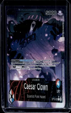 2025 One Piece Royal Blood OP10 Caesar Clown Leader Alternate Art #OP10-002 - Image 1