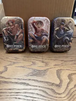 One Piece Mini-Tin Vol 2 Pack Art Set of 3 | TS-02 OP-13 | BRAND NEW SEALED - Image 1