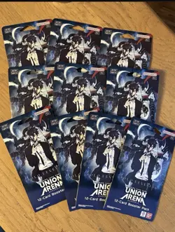 Union Arena Solo Leveling Sleeved Booster Blister Pack x 10 English - Image 1