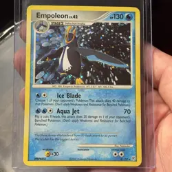 Empoleon - 4/130 - Pokemon Diamond & Pearl Holo Card LP - Image 1