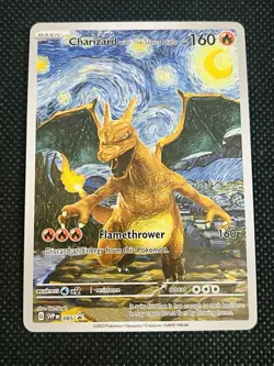 Charizard Van Gogh ACG Display Card Pokemon Japanese - Image 1