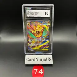 CGC 10 GEM MINT Mega Hawlucha ex SAR 239/193 M2a MEGA Dream ex Pokemon Card 74 - Image 1