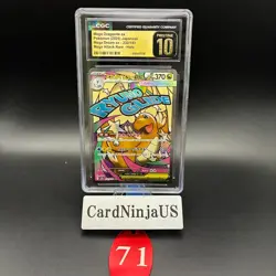 CGC 10 PRISTINE Mega Dragonite ex MA 232/193 M2a MEGA Dream ex Pokemon Card 71 - Image 1