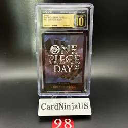 CGC PRISTINE 10 ONE PIECE DAY'25 10 DON !! Card Promo Premium Card Collection 98 - Image 1