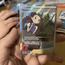 Pokemon TCG Roxanne Crown Zenith Galarian Gallery Holo Ultra Rare Card GG66/GG70 - Image 1