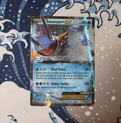 Swampert EX XY55 Holo Black Star Promo Pokemon Card - Image 1