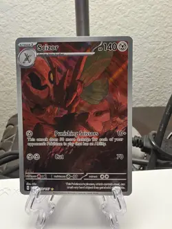 Pokemon Card TCG - Scizor 205/197 Illustration Rare Obsidian Flames Near Mint - Image 1